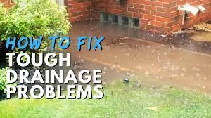 How To Fix Tough Backyard Drainage Problems - Youtube
