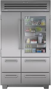 One compressor for the refrigerator and one for. Sub Zero 648prog 48 In 30 2 Cu Ft Built In Side By Side Refrigerator In Stainless Steel Glass Door Refrigerator Built In Refrigerator Glass Shelves Kitchen