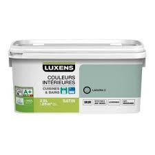 Acheter votre peinture en ligne. Peinture Couleurs Interieures Luxens Lagon 5 2 5 L Peinture Murale Cuisine Parement Mural Couleur Interieure