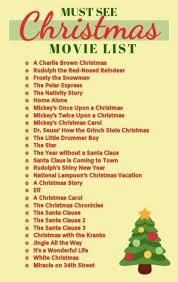 Must See X Mas Movie List In 2020 Classic Christmas Movies Christmas Money Christmas Movies