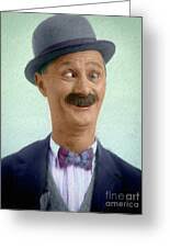 Ben Turpin, Vintage Comedy Actor Poster by Esoterica Art Agency