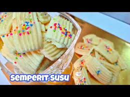 Resep semprit susu cuma 3 bahan saja modal 10rb aja bahannya : Semperit Susu Sukatan Cawan Sesedap Resepi 23 Youtube
