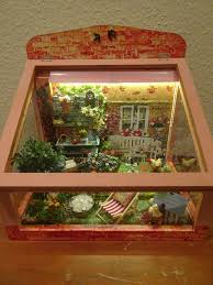 Led Laterne Diorama Dollhouse Mein Hubscher Garten Miniatur 1 12 Akzentlampe Ebay Led Laterne Diorama Miniatur