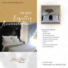 Traveling for business and need a place to stay? Come and stay at Nelspruit  Lodge! We offer the perfect accommodation tailored just for you. Visit our  website for more information.  👉https://www.nelspruitlodge.co.za/rooms/executive-rooms/