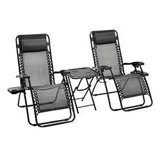 Amazonbasics Zero Gravity Chair With Side Table Set Of 2 Black Feedlinks Net Global Site Zero Gravity Chair Gravity Chair Zero Gravity Chair Outdoor