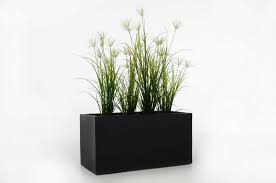 Truhlik Maxi 80 Sklolaminat Sirka 80 Cm Antracit Planters Planter Pots Fiberglass