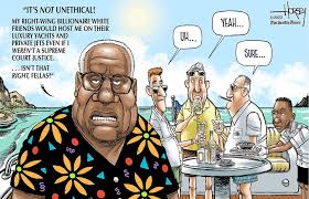 Justice Clarence Thomas' champagne wishes and caviar dreams