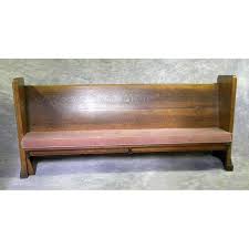 Both will be four feet long and feature custom hand carved wood with glass mosaics. Historic Houseparts Inc Antique Furnishings Antique Quartersawn Oak Curved Church Pew