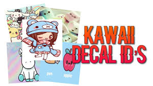 Roblox Bloxburg Kawaii Decal Id S Youtube Roblox Roblox Pictures Kawaii
