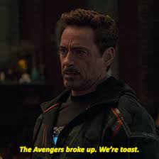 Red traitor breaks the neck of a yellow crew member on a red background. I Ve Been Here Before Imagine Finding Out The Avengers Broke Up