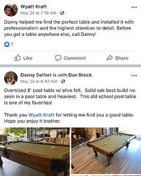 Quality pool tables for sale