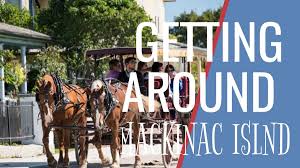 The nearest commercial airports to mackinac island are pellston regional airport (pln), about 15 minutes south of the ferry dock in mackinaw city, and chippewa county international airport (ciu), about 35 minutes. Mackinac Island Transportation