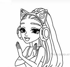 Kawaii draw drawings grande ariana disney disegni dessin unicorn dibujos drawing dolls malen coloring desenhos fille animados arte ragazze american. Coloriage Ariana Grande Telecharger Et Imprimer Gratuitement