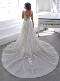 Perfect for an autumn wedding. Modern Wedding Dresses Blue By Enzoani Enzoani Enzoani