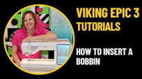 Husqvarna Viking Designer Epic 3 How to Insert the Bobbin