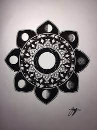 Moon Phase Mandala Moon Phase Mandala Moon Phase Mandala Tattoo Moon Tattoo