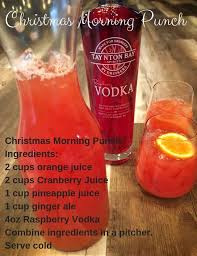 Christmas Morning Punch Raspberry Vodka Drinks Alcohol Recipes Boozy Drinks