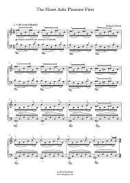 Dans la leçon de cette semaine, il est question de debussy, de ravel, d'éolien, de dorien, de phrygien de majeur, de mineur et de sixte diminuée ??!!. Partition Piano La Lecon De Piano The Heart Asks Pleasure First Nyman