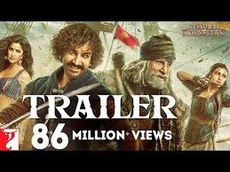 Thugs Of Hindostan Official Trailer Amitabh Bachchan Aamir Khan Katrina Kaif Fatima Youtube Thug Aamir Khan Official Trailer