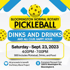 Rotary Pickleball Dinks and Drinks
