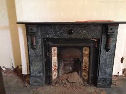 How to paint a tile fireplace: Antiques Atlas Victorian Painted Slate Fire Surround Marbleized