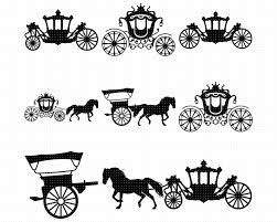 Horse Carriage Svg Princess Carriage Svg Horse Drawn Etsy Horse Carriage Princess Carriage Svg