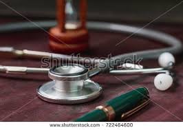 Health Check Up Close Up Stethoscope On Wooden Desk In Clinic Abstract Medical Equipment Health Check Health Stock Photos