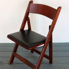 Mahogany Wooden Folding Chairs With Padded Seat Wood Folding Chair Wooden Folding Chairs Folding Chair