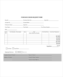 Fill shipping instruction format word, edit online. Free 8 Sample Purchase Order Request Forms In Ms Word Pdf