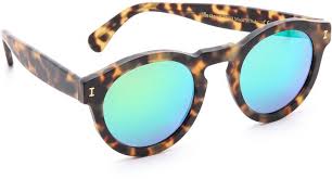shopbop com illesteva leonard matte mirrored sunglasses
