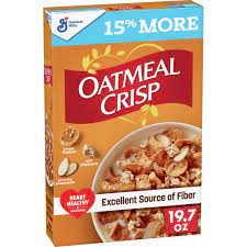 Oatmeal Crisp Breakfast Cereal With Almonds Oat Clusters Whole Grain 19 7 Oz Walmart Com