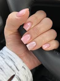 Clear nails are, basically, nail extensions made of acrylic. Clear Pink And Pink Glitter Nails Pink Glitter Nails Pink Acrylic Nails Pink Clear Nails