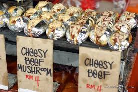 Tapi nak lagi jimat, pergi pasar malam je mudah kan. Baked Potatoes Are Now Available At Section 13 Shah Alam Wow Food Street Food Malaysian Food