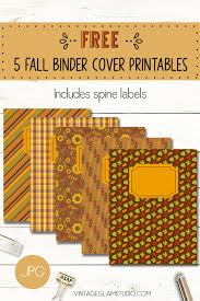 2 binder spine inserts (4 per page) label your notebook with this 2 inch binder spine insert template. 5 Free Fall Binder Cover Printables