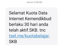 Bahkan penggunaan layanan sms dan telepon mulai tergantikan dengan internet. Kuota Gratis Kemendikbud Cair Besok Ini Cara Ceknya Untuk Semua Operator Halaman All Kompas Com
