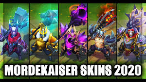 The most common video game skins material is paper. All Mordekaiser Skins Spotlight 2020 League Of Legends Youtube