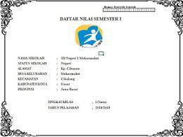 Aplikasi penilaian harian, pts dan pas semester 1 dan 2. Buku Daftar Nilai Siswa Kelas 1 5 Semester 1 Kurikulum 2013 Masnurul