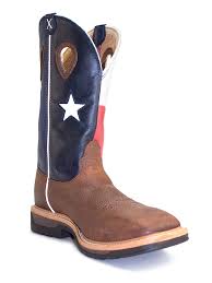 twisted x soft toe texas flag work boot