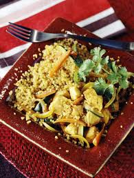 Quinoa Au Poulet Et Curry Recept