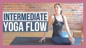 30 Min Intermediate Yoga Flow Minimal Cues Yoga Yoga Flow Yoga For Beginners Yoga Flow Sequence
