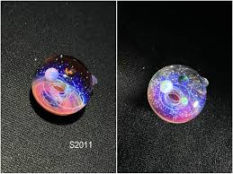 Galaxy Glass Pendant Universe