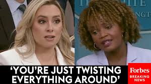 JUST IN: Karine Jean-Pierre Snaps At Fox Reporter Asking About Past  Messaging About Trump