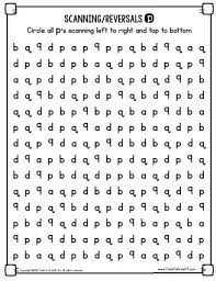 visual scanning visual tracking visual perception therapy resources tools to grow inc