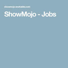 Showmojo Jobs Online Jobs Stay At Home Jobs Job
