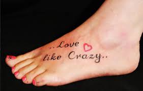 Strength & dignity script cursive writing tattoo. 24 Cute Heart Tattoos On Foot