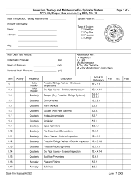 Maybe you would like to learn more about one of these? Fire Sprinkler Inspection Forms Fill Online Printable Fillable Blank Pdffiller