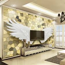 Download 6,877 angel wings free vectors. Hwhz Custom Photo Wall Paper 3d Relief Angel Wings Mosaic Wall Mural Painting Luxury Living Room Tv Background Home Decor Wallpaper 150x120cm Buy Online In China At Desertcart