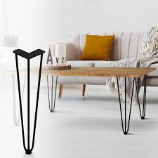 Check out our pied de table industrial selection for the very best in unique or custom, handmade pieces from our furniture shops. Lot De 4 Pieds Epingle 40 5 Cm Pour Table Design Industriel 13327