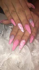 Long acrylic pink nails ideas. 130 Pink Nails Ideas In 2021 Pink Nails Nails Nail Designs