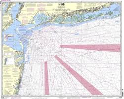 Details About Noaa Nautical Chart 12326 Approaches To New York Fire Lsland Light To Sea Girt